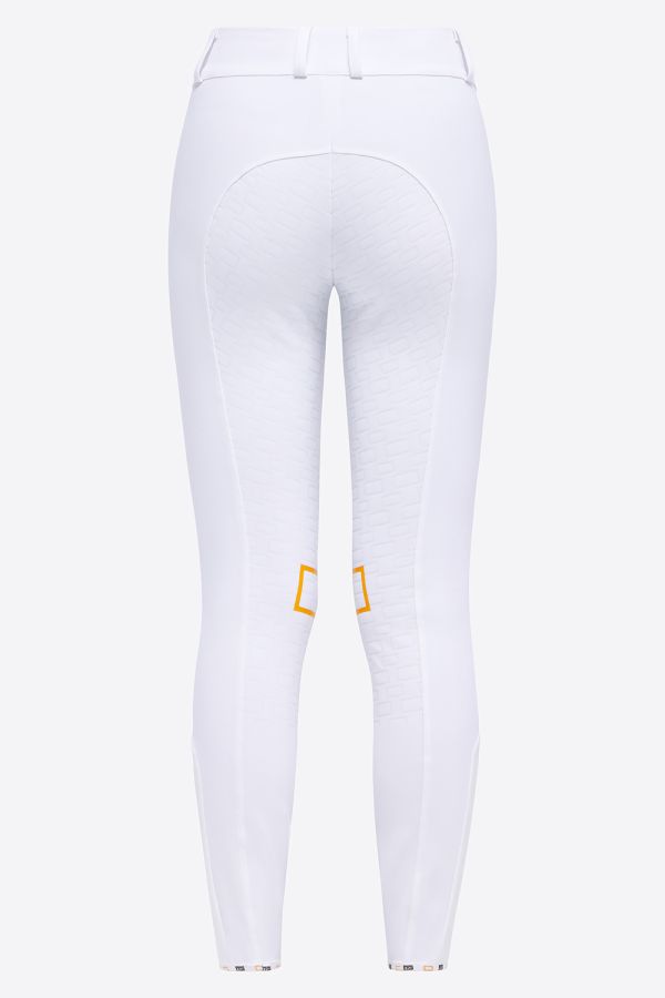 Pantaloni da equitazione Full Grip donna RG WHITE