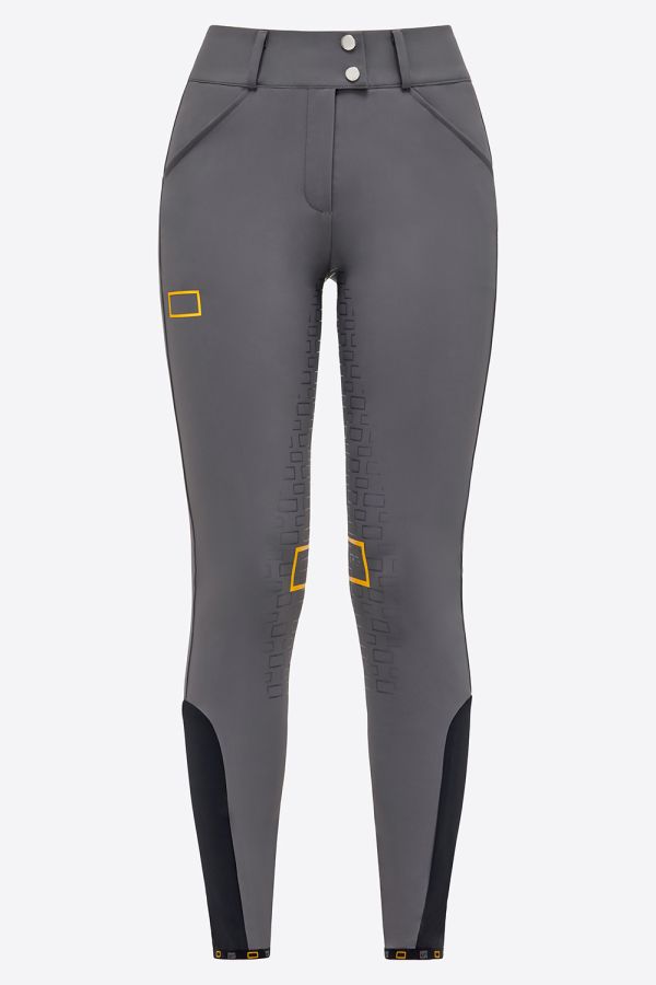 Pantaloni da equitazione Full Grip donna RG Graphite Grey