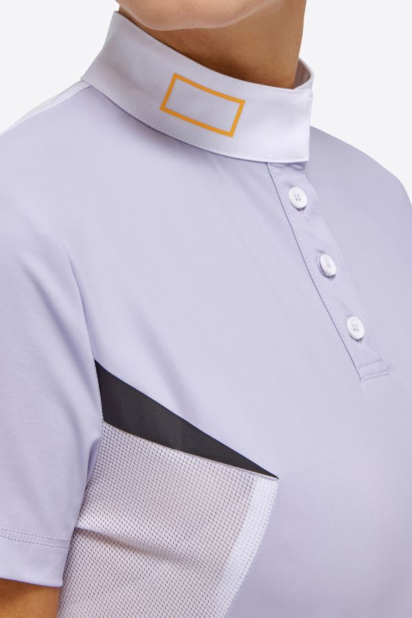 RG Jersey S/S Button Competition Polo LILAC