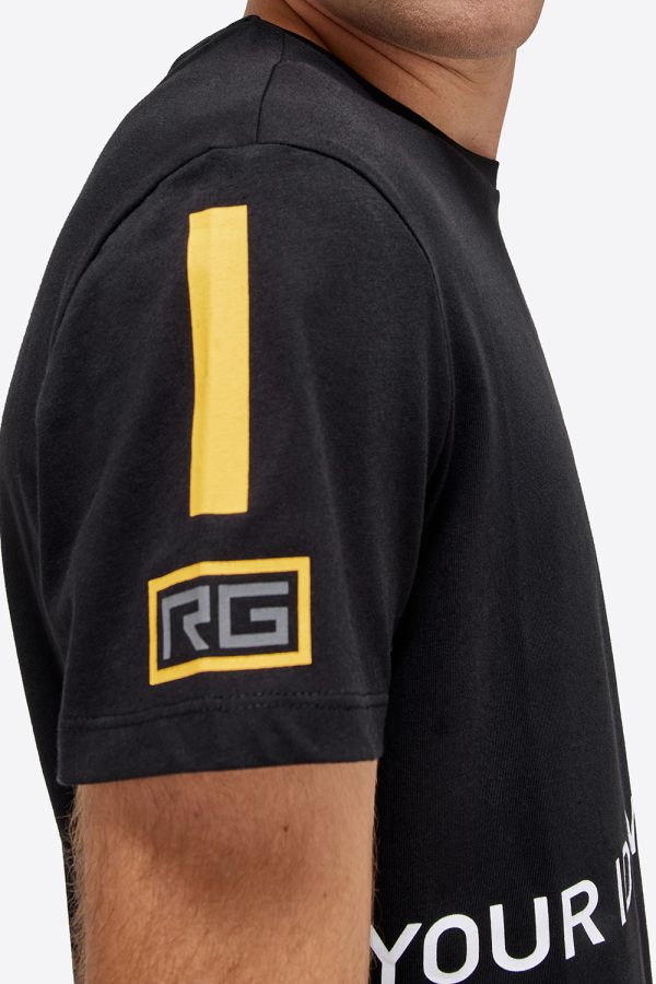 T-shirt uomo con logo RG BLACK
