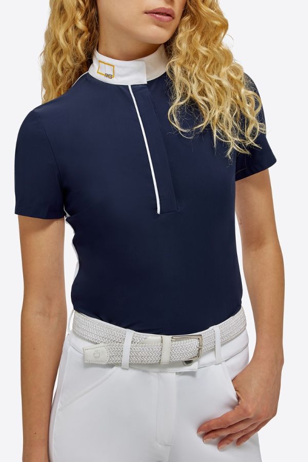 Rider's Gene woman competition shirt ROYAL BLUE
