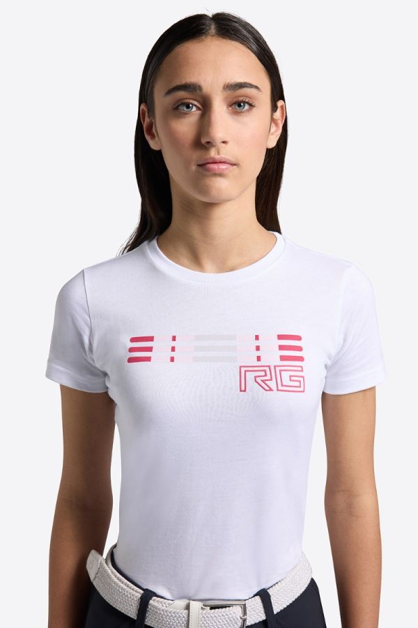 T-shirt Rider's Gene da bambina WHITE