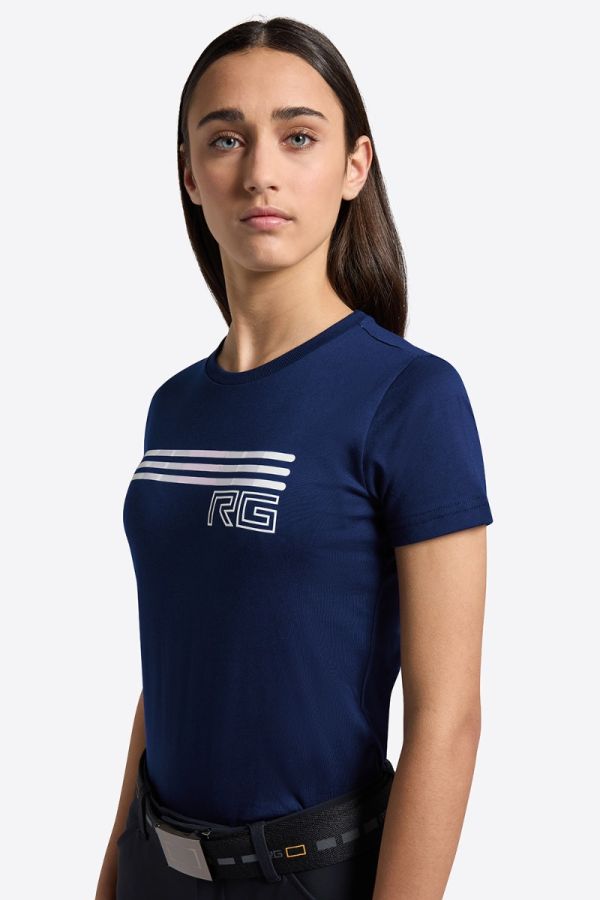 Rider's Gene girl t-shirt ROYAL BLUE